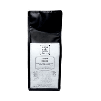 sobre de café de Etiopía molido