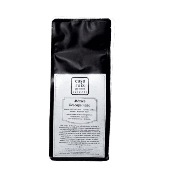 sobre de café de Méxicodes cafeinado molido