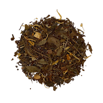 té blanco naranja y canela
